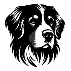 vector image of a dog