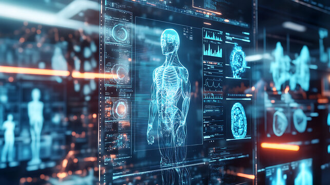 An AI powered system optimizing health diagnostics by analyzing medical scans, patient history, and lab results to assist doctors in accurate diagnosis