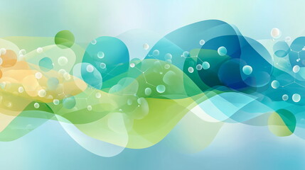 Abstract gradient background with molecular structures, perfect for medical, science, and technology themes. A modern and luxurious design ideal for hospitals, healthcare, and business presentations.