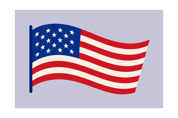 Fototapeta premium american flag vector illustration