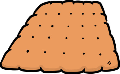 Illustration of biscuit
