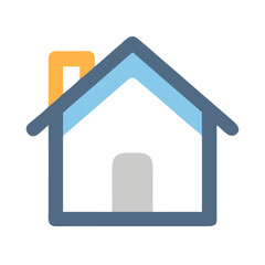Fototapeta premium House Icon Representing Home or Main Page Icon Design