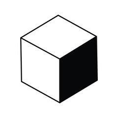 Box icon with clean, minimalist design. Perfect for delivery, storage, logistics, and e-commerce themes. High-quality vector, fully scalable and easy to customize for any project.