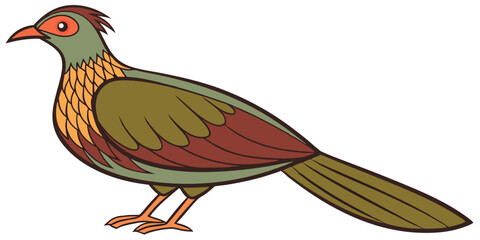 Colorful Bird Vector Illustration for Creative Projects and Designs