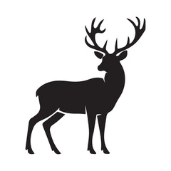 deer silhouette vector