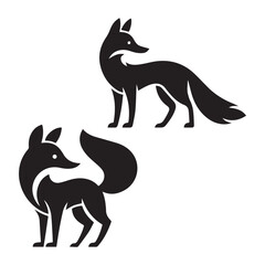 vector illustration of wolf