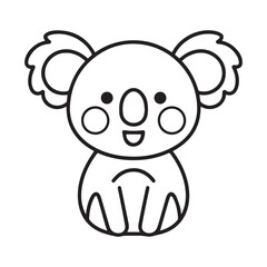 Cattoon silhouette vector