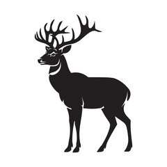 deer silhouette vector