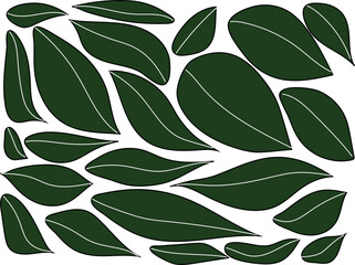 seamless pattern with leaves