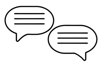 vector chat icon