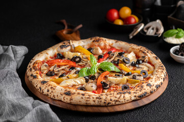 Pizza menu shoot