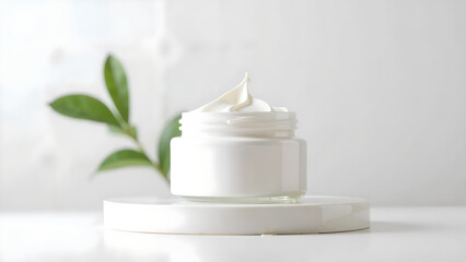 product display, A natural cosmetic tube and box, Product presentation. 