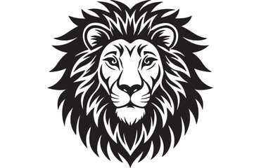 Fototapeta premium lion head vector