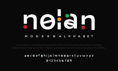 Nelan classic serif font decorative vintage retro. creative vector illustration