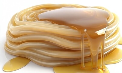 Caramel swirls and syrup, dripping, dessert, sweet treat, food photography, website
