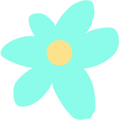 yellow flower vector illustration