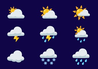 weather forecast icons