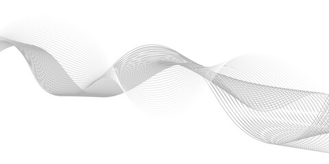 Dynamic wave line abstract smooth color stripe on a white stylized line art background. on a white stylized line art background.
