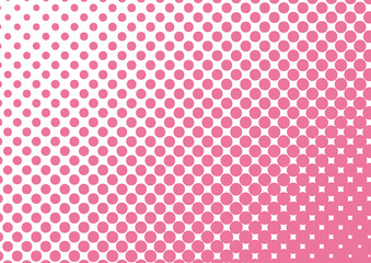 斜め　ピンク　カラーハーフトーン背景
Diagonal pink color halftone background