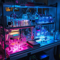 laboratory equipment in laboratory