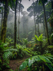 Fototapeta premium Rainforest in Colombia, South America.