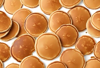 Fototapeta premium pancakes isolated on a white background