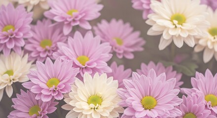 Fototapeta premium Whispers of Lavender and Cream AI Generated