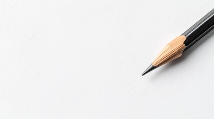Graphite pencil on white surface