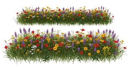 Obraz premium Wildflower Rhapsody AI Generated