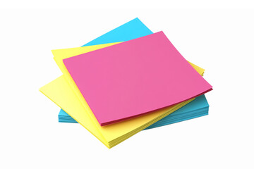 Colorful Sticky Notes Stack for Office and Classroom Organization and Reminders