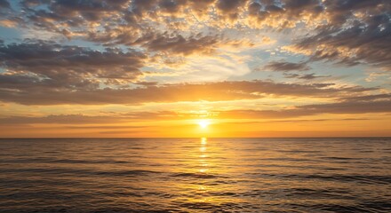 Obraz premium Golden Hour's Embrace AI Generated