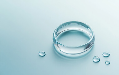 Fresh water drop theme business background