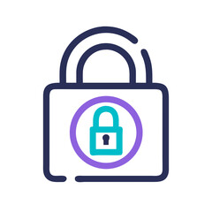 Padlock Icon Representing Security or Lock Icon Design