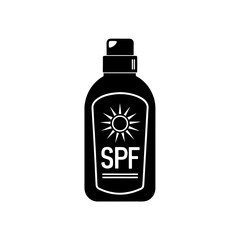 vector illustration of a bottle