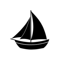sailboat-vector-silhouette-on-white-background