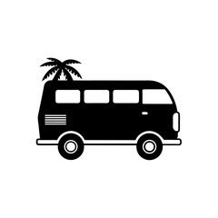 vector illustration of a bus