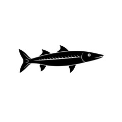 fish on white background