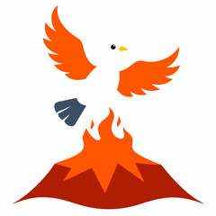 Fototapeta premium vector illustration of an eagle