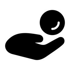 Donation Solid Icon Solid Icon