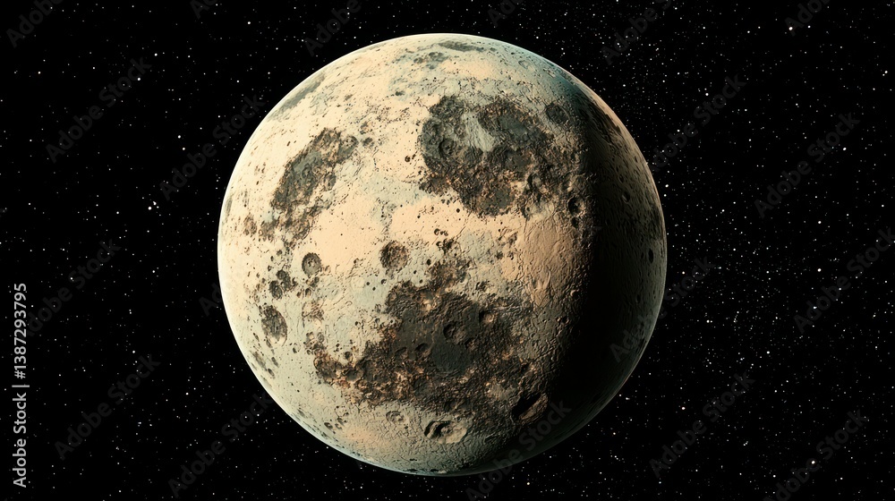 Wall mural a planet that exists in multiple dimensions at once.