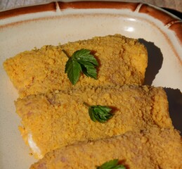  Cordon Bleu (gefülltes Schweineschnitzel) roh