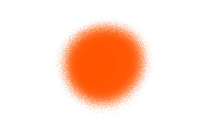 orange ball on a white background