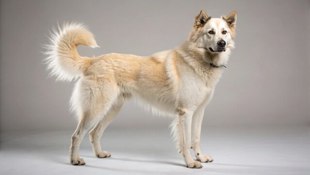 Aidi on studio background
