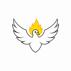 vector illustration of an eagle