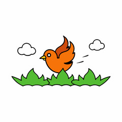 bird with speech bubble