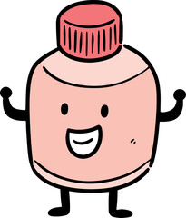 Illustration of plastic bottle
