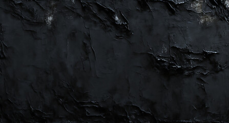 Fototapeta premium Dark gray rock surface background chalk rubbed out on blackboard or chalkboard background. School education, dark wall backdrop or learning concept. 
