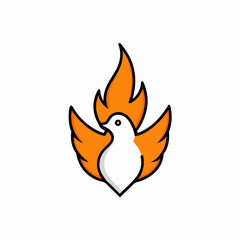 vector illustration of an eagle