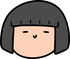 Illustration of woman face
