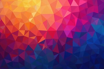 Geometric mosaic with vibrant color gradients, optical, rectangle